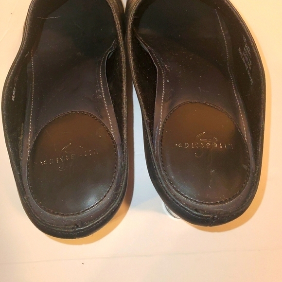 LIFESTRIDE BLACK LEATHER OPENBACK SLIDES SIZE 7 - Picture 14 of 15